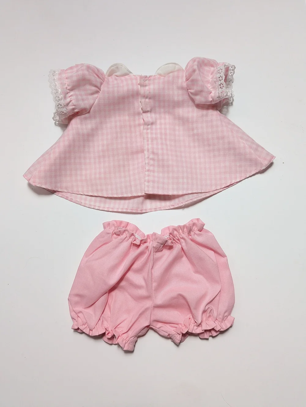 Cabbage Patch Kids Doll Clothes Pink Dress 15 CPK, W/ New Bloomers
